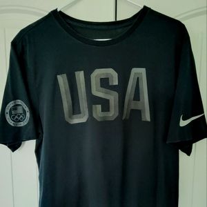 Men's Nike USA Olympic Dri-Fit t-shirt black medium